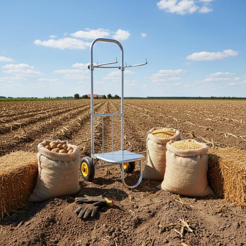 Crop bag holder trolley - crop,