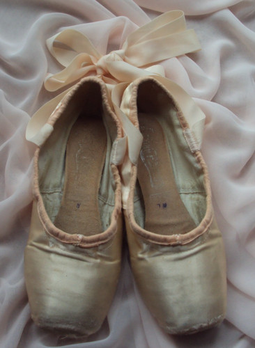 Pointe shoes timeworn - shoes, freed