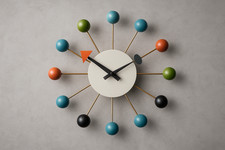 George Nelson Style Ball Clock