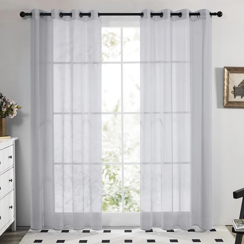 Voile curtains pair - 2, panels