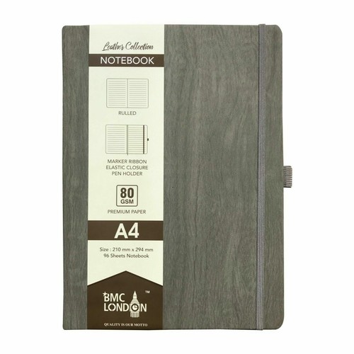 Leather notebook lined - notebook,