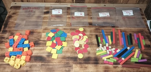 Cuisenaire multi link plastic - multi,