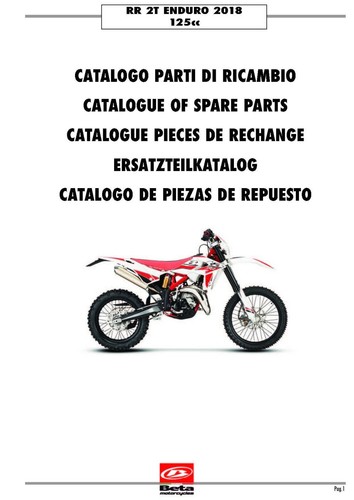 Beta parts manual - book, chassis