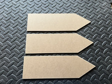 3 x Wooden MDF Arrows Plain