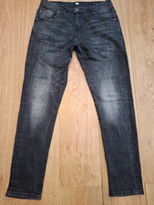POLICE 883 JEANS DARK GREY DENIM MENS CORVO SLIM FIT 32" W / 31" L VGC
