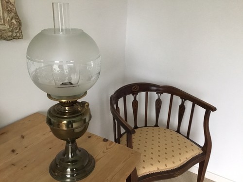 Vintage brass duplex - brass, oil