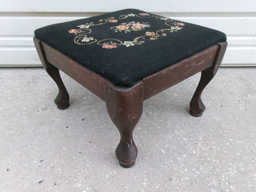 Mahogany footstool footrest - sm,