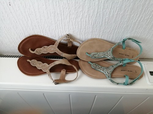 Pairs flat beaded - pairs, sandles