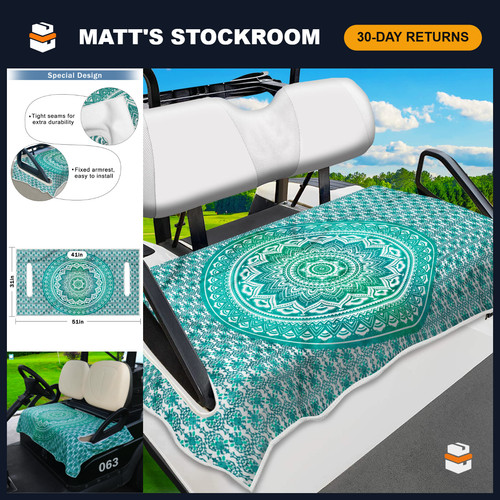 Golf cart seat covers - seat, ethnic