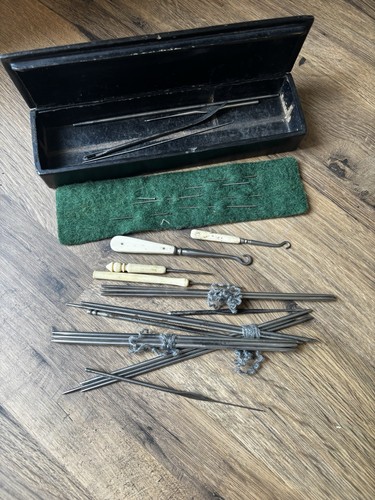 Antique victorian lacemaking - antique,