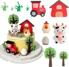 7pcs Farm Cake Decorations -