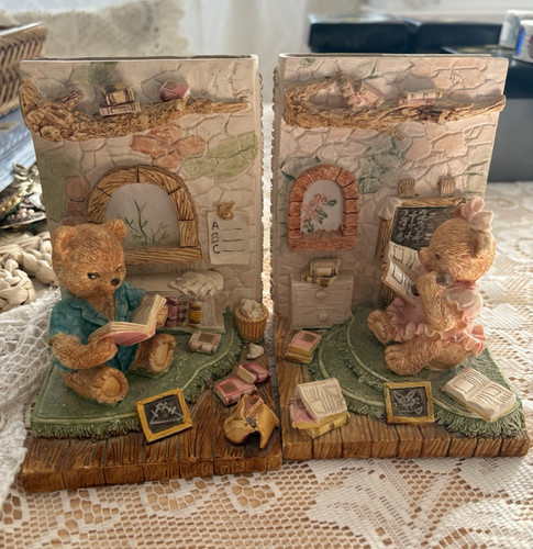 Vintage teddy bear resin - vintage,