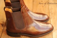 Loake Shoemakers Brown Leather Chelsea Boots Shoes Mens UK 7 F US 8 EU 41