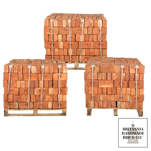 Handmade red bricks imperial - red,