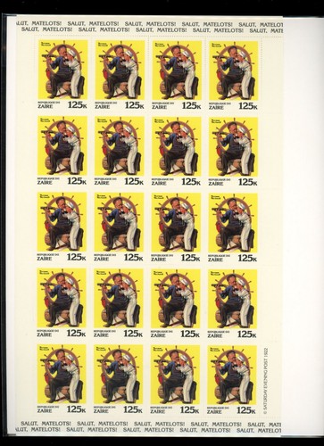 1981 norman rockwell zaire - norman,
