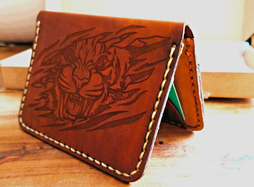 Full grain leather card - full,