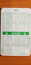 vintage Rolex Calendar