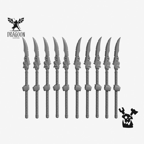 Alien bone spears - alien, spears.