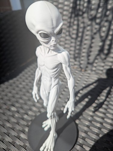 Gray alien watcher - alien, figurine