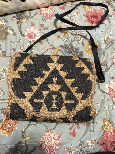 Boho bag basket woven - bag, rattan