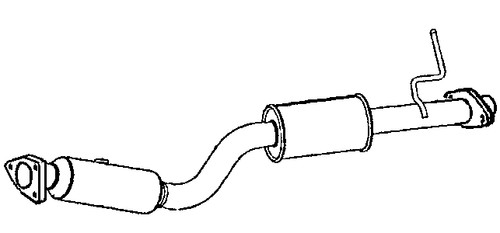 Approved front pipe - pipe, catalyst