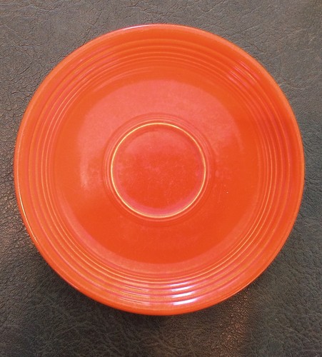 Vintage red orange fiesta - 6",