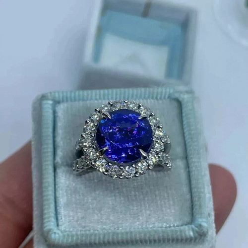 50ct round natural tanzanite - 2.50ct,