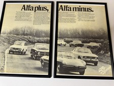 New Framed Print 1960’s Alfa Romeo Spider GTV Giulia Ti Magazine Advert Wall Art