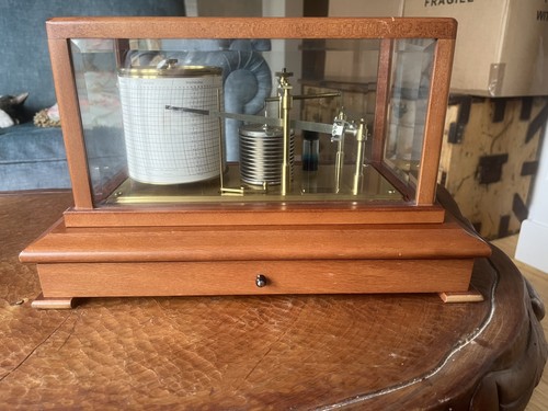 Vintage barograph recording - vintage,