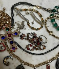 Necklace cross bracelet bundle - cross,