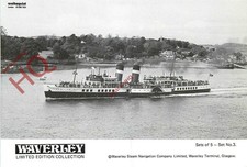 Picture Postcard>>PADDLE STEAMER WAVERLEY