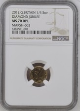 2012 Great Britain ¼ Sovereign – Diamond Jubilee