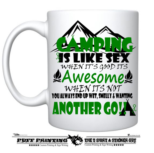 Camping tent funny - tent, printed