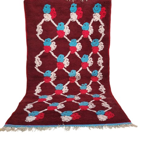 Vintage moroccan rug handmade - vintage,