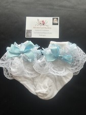Romany baby girl  socks White