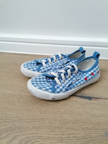 Blue white check red - h&m,