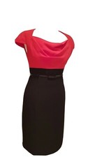 Black Halo Jackie O Dress Sz 10 UK Red & Black Megan Markle RRP £395 Brand New 