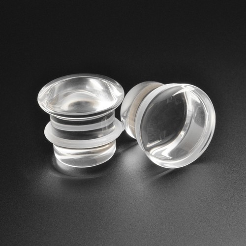 Clear glass single flare - glass,