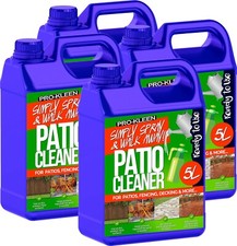 ProKleen Patio Cleaner Fluid Mould Algae Killer 25% Stronger Drive Decking 20L