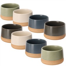 Set of 8 Stoneware Snack