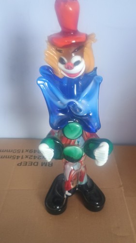 Beautiful glass clown - a,