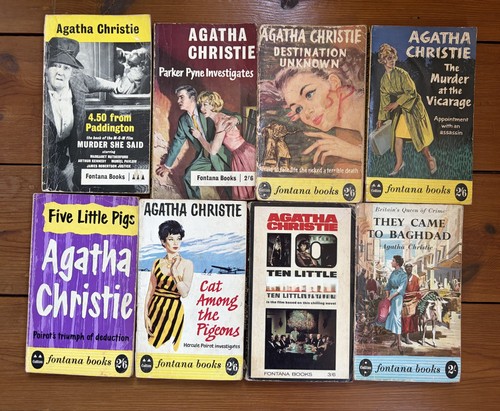 Agatha christie paperback - christie, 8x
