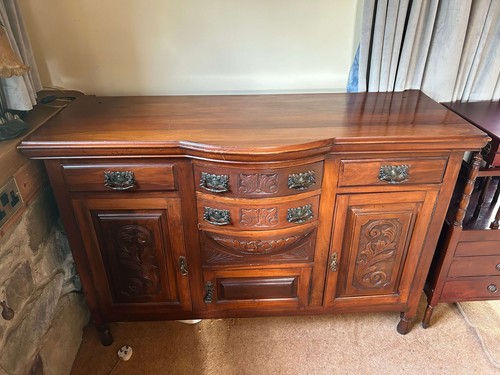 Large antique mahogany - large,