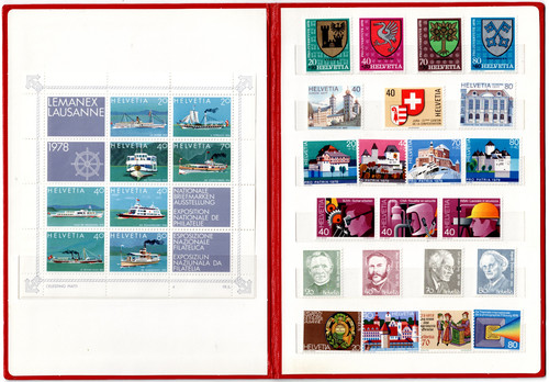 Swiss stamps unmounted mint - swiss, &
