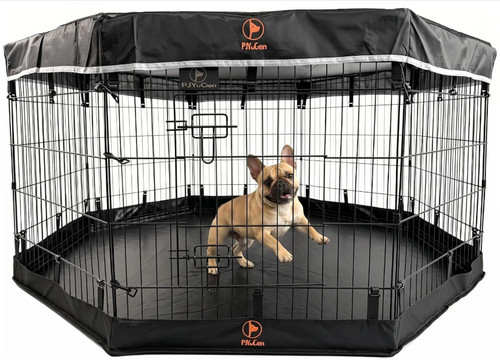 Puppy playpen with top cover - playpen,