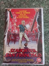 Chuck Norris. Slaughter In San Francisco (DVD, 2016)(Yellow Faced Tiger)