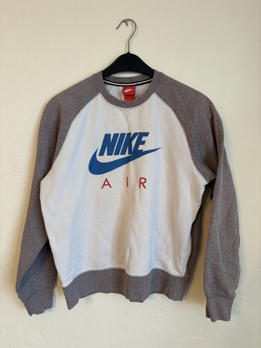 Nike air sweatshirt white grey - nike, white/grey
