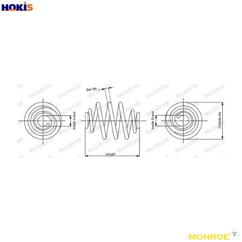 Suspension spring sp3652 - sp3652, for