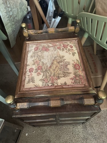 Antique wooden storage - wooden,
