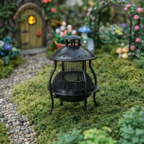 Outdoor fire pit miniature - outdoor,